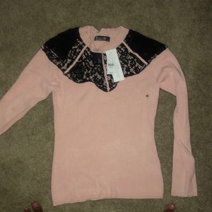 Long sleeve pink shirt